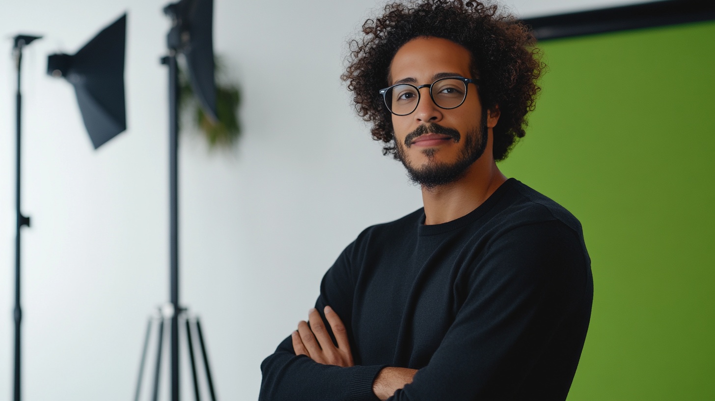 Mateo in studio